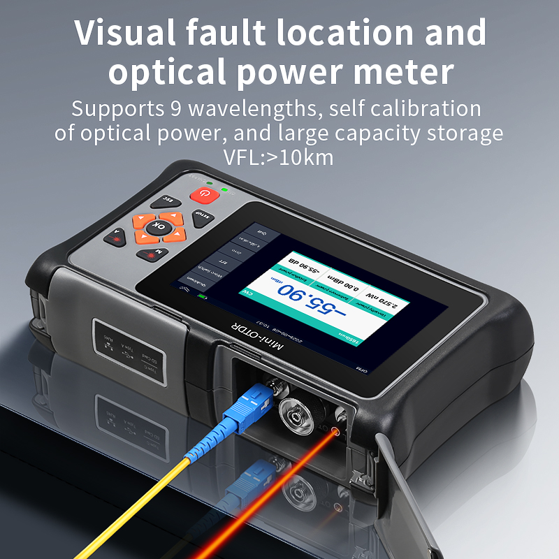เครื่องวัด OTDR แบบหน้าจอสัมผั - Optical Time Domain Reflectometer Otdr 1310 1550Nm บทวิจารณ์และราคา