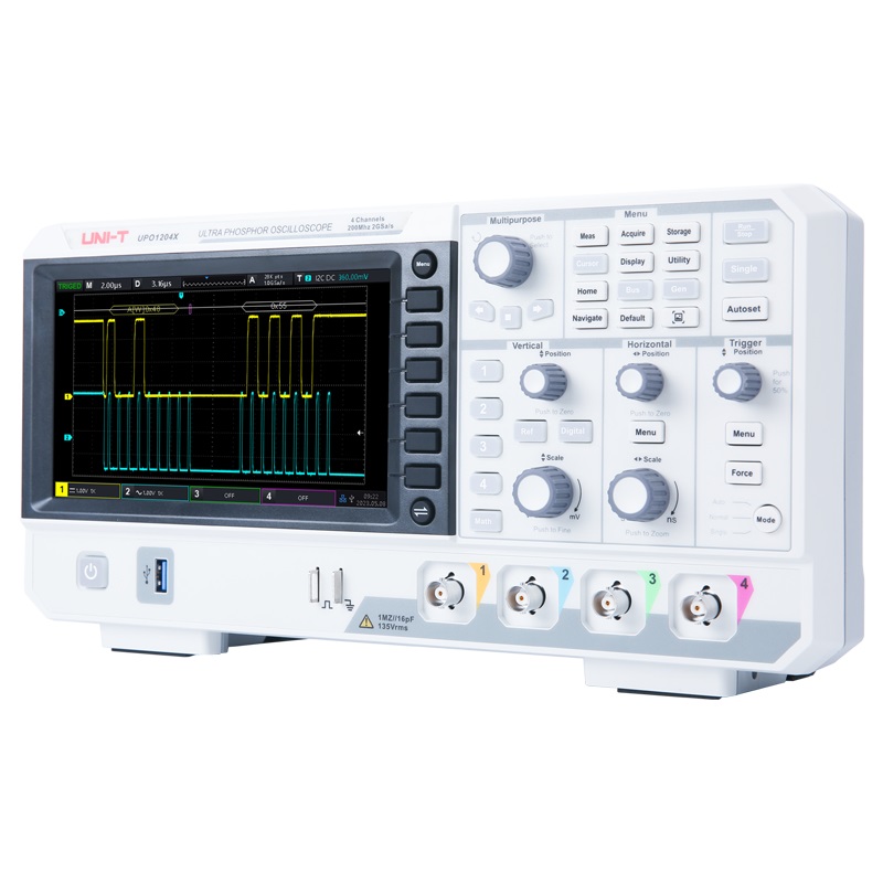 ออสซิลโลสโคปดิจิตอล UNI-T UPO1 - Digital Storage Oscilloscope 4 Channel 100Mhz บทวิจารณ์และราคา