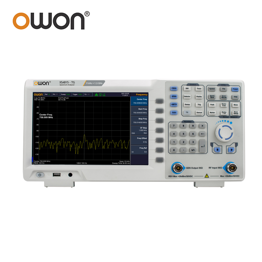 เครื่องวิเคราะห์สเปกตรัมดิจิตอ - Spectrum Analyzer Tracking Generator 1.5Ghz บทวิจารณ์และราคา
