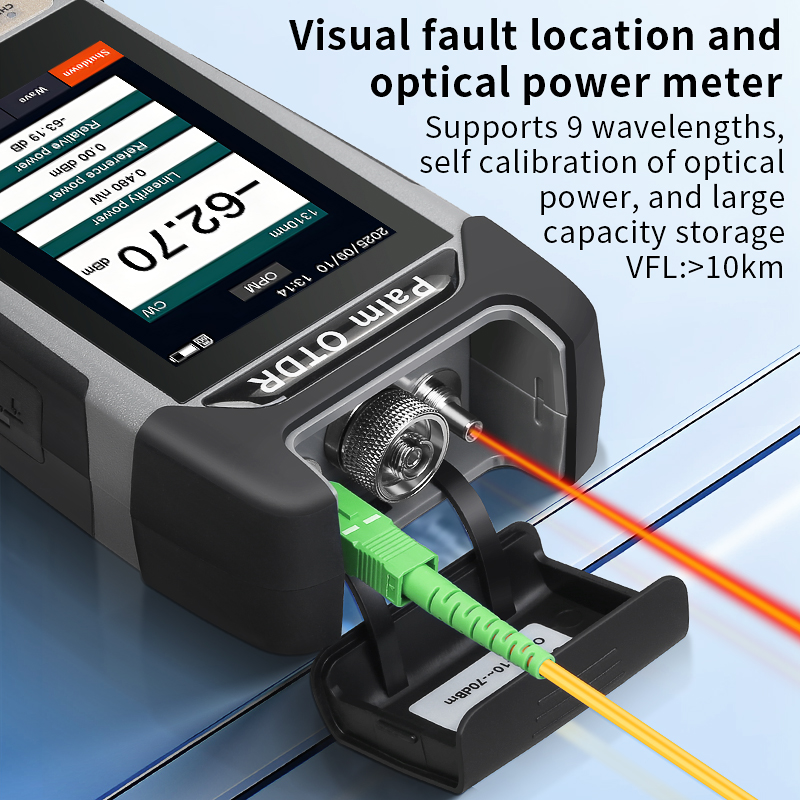 เครื่องทดสอบสายไฟเบอร์ออปติกอเ - Optical Time Domain Reflectometer Otdr 1310 1550Nm บทวิจารณ์และราคา