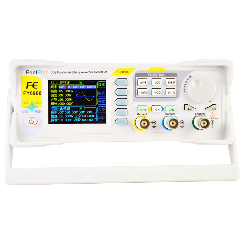 ใหม่ FY6900 60MHz Dual Channel - Dual Channel Arbitrary Waveform Function Generator 60Mhz บทวิจารณ์และราคา