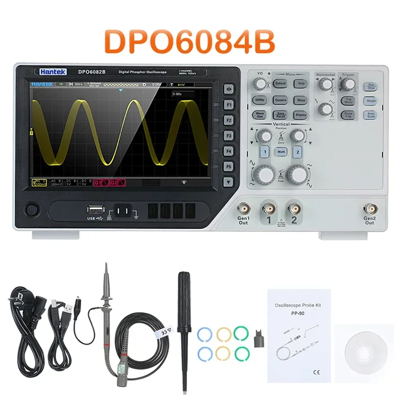 ออสซิลโลสโคปแบบดิจิตอล 4 ช่องส - Digital Storage Oscilloscope 4 Channel 100Mhz บทวิจารณ์และราคา